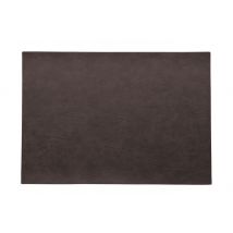 Set de table en cuir végétal Asa Selection - Coloris : noir café