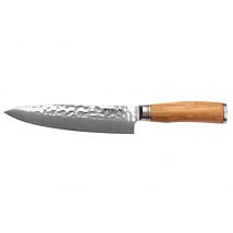 Couteau de chef Wusaki Damas 10Cr lame en acier japonais 20cm
