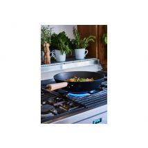 Wok Baumalu Roc en fonte d'acier légère - diamètre 30cm