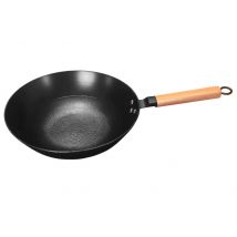 Wok Baumalu Roc en fonte d'acier légère - diamètre 30cm