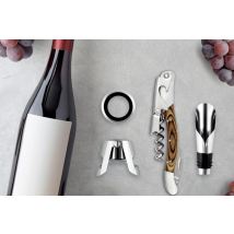 Coffret sommelier Legnoart Memorabile - Kit 4 pièces