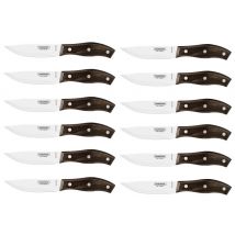 Lot de 12 couteaux à steak Tramontina Jumbo manche polywood - lame 13cm