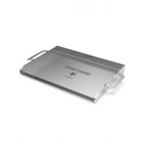 Plancha barbecue Steak Champ en acier inox 38x28cm