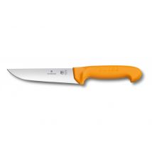 Couteau de boucher professionnel Victorinox SWIBO - Lame en acier trempé 16cm