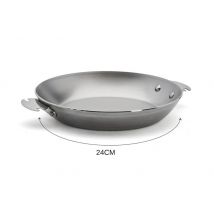 Poêle professionnelle De Buyer Mineral B Loqy en fer - Fabrication française 24cm