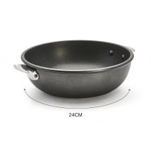 Sauteuse professionnelle De Buyer Choc Extrême Loqy en fonte d'aluminium 24cm
