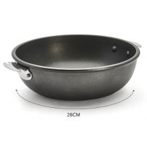 Sauteuse professionnelle De Buyer Choc Extrême Loqy en fonte d'aluminium 28cm