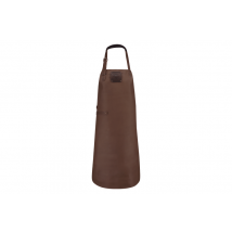 Tablier de cuisine artisanal Witloft Buffalo Collection - En cuir de buffle Marron