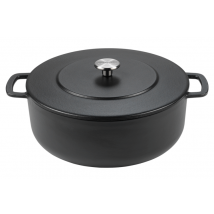 Cocotte en fonte professionnelle Combekk Sous-chef Dutch Oven noire 28cm