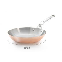 Poêle De Buyer Prima Matera en cuivre inox - Poignée en fonte d'inox