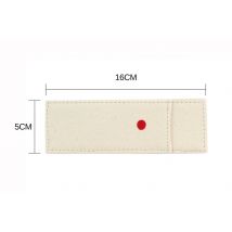 Etui de protection en lin universel pour couteaux de cuisine - 16 cm
