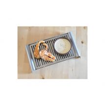 Barbecue de table Caliu en acier inoxydable finition miroir
