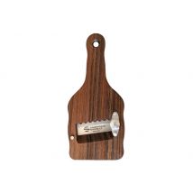 Mandoline à truffe Ambrogio Sanelli en bois d'ovangkol lame dentée inox - 0,2 à 3mm