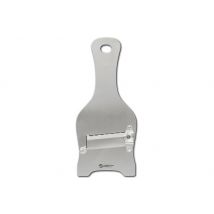 Mandoline à truffe Ambrogio Sanelli tout inox manche arrondi lame dentelée - 0,2 à 3mm