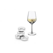 Lot de 4 glaçons en inox Pulltex - Forme arrondie