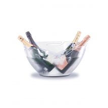 Seau à champagne design Pulltex avec poignées - 4 bouteilles