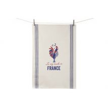 Torchon en coton Tissage de l'Ouest Léon conçu en France - Coq français