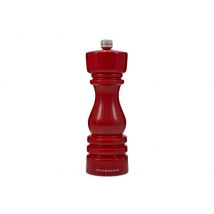 Moulin à poivre manuel Cole & Mason London en bois de hêtre rouge gloss 18cm