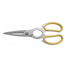 Ciseaux de cuisine inox Ambrogio Sanelli 21cm poignées soft touch jaunes