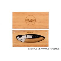 Tire-bouchon limonadier Ligne W Signature manche en bois de chêne