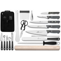 Sac à dos pour ustensiles spécial chef Sabatier Cuisine d'Aujourd'hui 5 couteaux français + 13 ustensiles