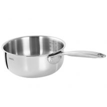 Casserole saucière Cristel Castel'Pro conception 5 ply en inox 18/10 14cm