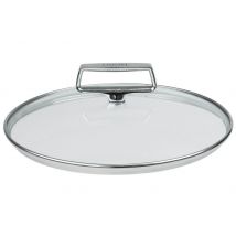 Couvercle en verre trempé Cristel Castel'Pro poignée fixe en inox 22cm