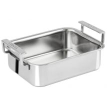 Mini plat à four en inox 18/10 Cristel Castel'Pro conception 3 ply - 12x10cm