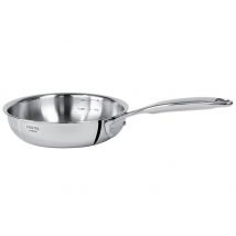 Poêle sauteuse en inox 18/10 Cristel Castel'Pro conception 5 ply 18cm