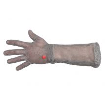 Gant en cotte de maille Manulatex Wilco 2 pour gaucher avec manchette longue 3/M