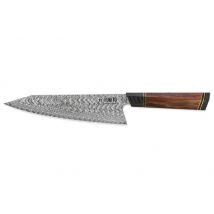 Couteau kiritsuke Fukito Desert Damas 67 couches modèle chef 21cm