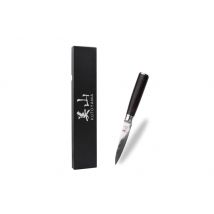 Couteau d'office en acier inoxydable Kutoyama Black Pakka 8cm
