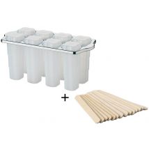 Moule à glace pour sucettes glacées KitchenCraft - Bâtonnets en bois inclus