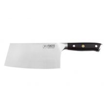 Couteau de chef chinois en inox Fukito Ebène X50 - Longueur 17,5cm