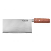 Couteau de chef chinois Wusaki Padouk San Mai 17,5cm