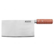 Couteau de chef chinois en inox Wusaki Padouk San Mai 20cm