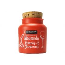 Moutarde au piment d'espelette et sauternes Savor&Sens - Pot de 110g