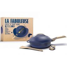Poêle de cuisson Cookut La Fabuleuse 8-en-1 bleue 28cm
