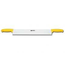 Couteau à fromage double manche Fischer lame en inox 50cm Jaune