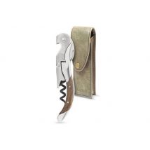 Tire-bouchon double levier Pulltex Pulltap's Toledo bois + étui cuir Chêne