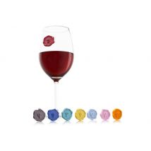 Set 8 marque-verres Vacu Vin Cépages forme grappe de raisin