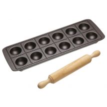Coffret Kitchen Craft moule à raviolis et mini rouleau