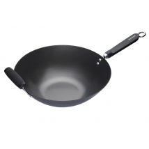 Wok acier carbone Kitchen Craft antiadhésif 36cm