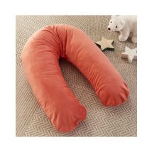 Coussin de grossesse et allaitement PREMIUM Polaire écru Polaire corail