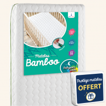 Matelas bébé color Bamboo 60x120 60 x 120