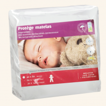 Protège matelas coton couffin