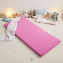 Matelas de voyage roulable 60x120 Framboise