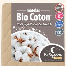 Matelas bébé Bio Coton 60 x 120