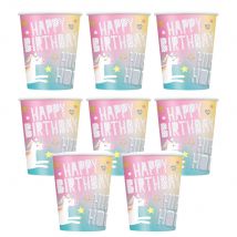 Unicorn Party Cups  (Pack of 8)