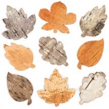 Bark Leaves (Pack of 30) Natural Craft Materials Natural product so colours will vary